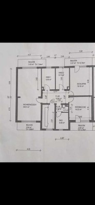 Helle, gemütliche 5 ZKB Wohnung mit Einbauküche zzgl. 4 Balkon & Garten in ruhiger idyllischer Lage