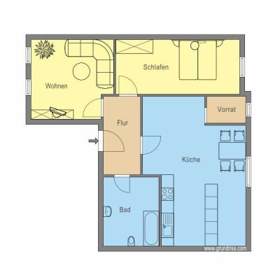 2-Zimmer-Wohnung in Herne Sodingen