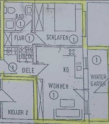 Gemütliche Maisonette-Wohnung direkt am Volkspark in Mainz
