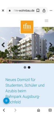 Studentenapartment mit Balkon und EBK
