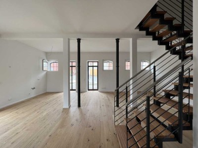 Tabakfabrik Steinfurt: 152,5m², 4 Zimmer-Reihenendhaus / Wohnung + Terrasse / Garten