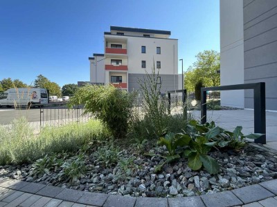 Barrierefreie 3-Raum-Wohnung mit Dusche und Badewanne sowie großem Balkon