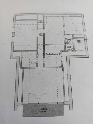Lichtdurchflutete 3,5-Zimmer Dachgeschosswohnung mit Loggia
