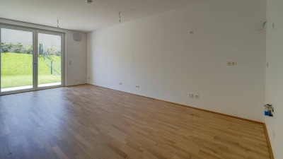 Erstbezug im Grünen: Moderne 2-Zimmer Wohnung mit Garten &amp; Terrasse in Deutsch-Wagram - PROVISION BEZAHLT DER ABGEBER