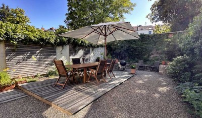 Stilvolle Eigentumswohnung mit Garten im Frankenberger Viertel
