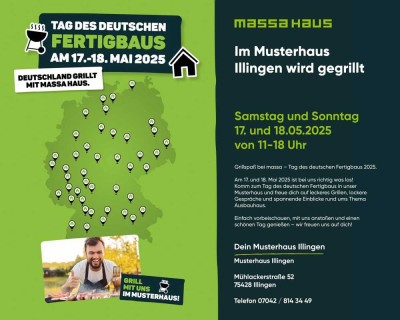 ! Tag der Musterhäuser ! Beratungswochenende am 17. & 18.5.25