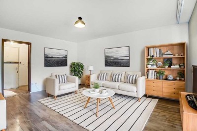 Feldmoching – ruhig, grün, bezahlbar: 3-Zimmer-Wohnung mit sonniger Loggia!
