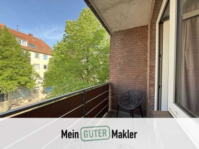 Möblierte All-Inclusive Traumwohnung mit Balkon in zentraler Lage der Neustadt