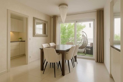 Provisionsfrei Lichtdurchflutete Wohnung mit Balkon, Einbauküche und TG gefragter Lage von Offenbach