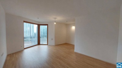 Sonnwendviertel: 1-Zimmer-Wohnung mit Balkon im 9. OG – Fitnessraum, Co-Working &amp; Rooftop-Terrasse inklusive!