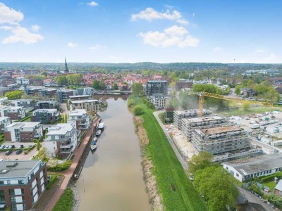 Einfach atemberaubend: Exklusives Penthouse mit Wasserblick in Stader Premiumlage zu vermieten!