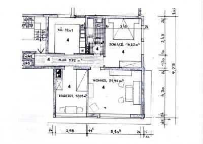Schöne helle 3-Zimmer-Wohnung in Groß-Gerau