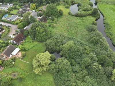 Idylle pur – Einfamilienhaus mit großem Traumgrundstück direkt an der Bramau