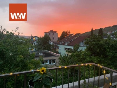 Coole möblierte Penthouse - Wohnung mit Eckloggia im Halbloftstil in Toplage von TÜ - Unterjesingen.