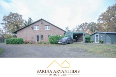 Attraktive 4-Zimmer-EG Wohnung mit eigenem Garten am Rande von Worpswede