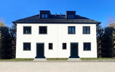 Einmalige Gelegenheit: Neubau: Moderne, hochwertige DHH-Villa in begehrter Wohnlage Vaterstetten