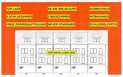 Provisionsfrei* Neubau-Reihenmittelhaus-Voll unterkellert