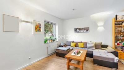 In kleinem MFH in Top-Zustand: Gepflegte ETW mit Fensterbad | Stellpl. | Gartennutzung | Ruhige Lage