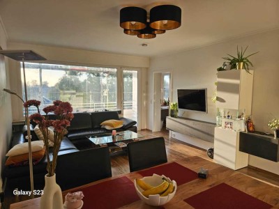 2,5-Zimmer Wohnung - Vollmöbliert mit großer Terasse und Blick ins Grüne