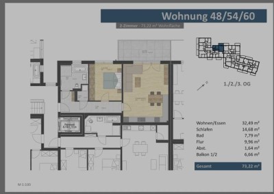 Nachmieter gesucht für moderne 2-Zimmer-Wohnung in Waldkraiburg