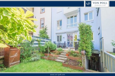 4 Zi-Maisonettewohnung in Durlach mit Garage, Terrasse und Garten