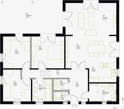 Entdecken Sie Wohnluxus! Großflächiger Bungalow