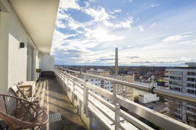 MGF-Group: 2-Zimmer Penthousewohnung in Oberschleißheim mit schöner Dachterrasse.