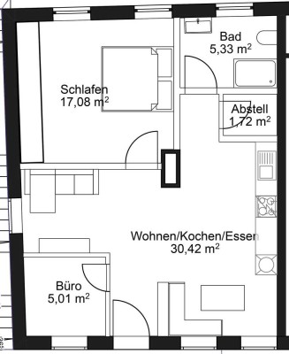 Seniorenwohnung 2-Zimmer mit Betreuung in Krumbach