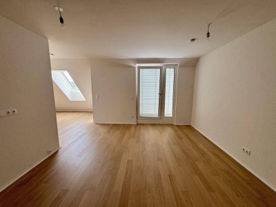 Traumhafte Dachgeschoss Wohnungen in hervorragender Lage! Erstbezug! 5-Min zu Fuß zur U1! JETZT ANFRAGEN!