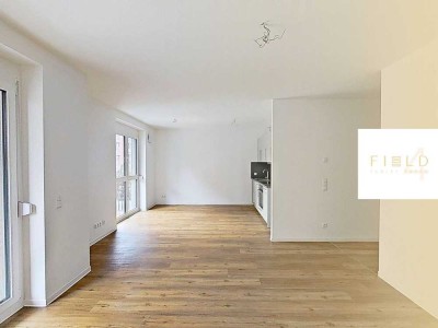 Lichtdurchflutete 2-Zimmer-Neubauwohnung mit BALKON und EBK im Wohnquartier FIELD 4