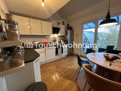 Tauschwohnung: 1,5 Zimmer Maisonette mit Balkon Maxvorstadt gegen 3-Zimmer