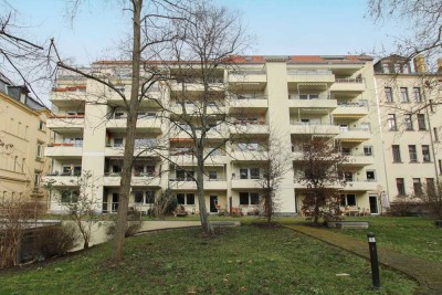 Vermietete 2-Raum-ETW mit Balkon in der beliebten Südvorstadt