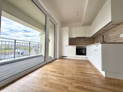Stilvolle 3-Raum-Wohnung im Erstbezug mit separater Küche inkl. EBK und Balkon