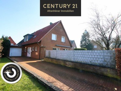 Charmantes Haus mit Garten und großer Garage in zentraler Lage von Nordhorn