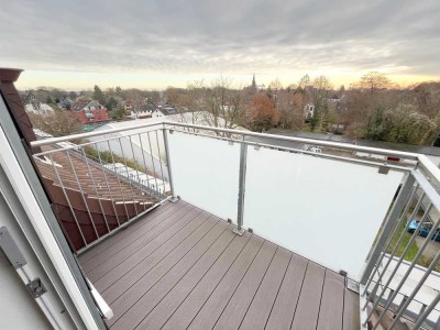 Blick über Düsternbrook - schöne 3-Zimmer-ETW mit Dachloggia