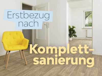 Erstbezug nach Komplettsanierung! - 2-Raumwohnung im Erdgeschoss sucht Nachmieter