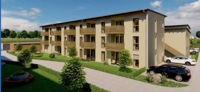 Stilvolle 3-Raum-Erdgeschosswohnung oder Wohnung im 1. OG mit Balkon und EBK in Landau an der Isar