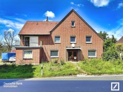 Ruheoase im Grünen – Wohnhaus mit großem Grundstück im Auetal