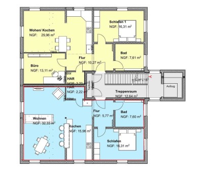 Attraktive 80 m² 2-Zimmer-Wohnung mit gehobener Innenausstattung in Diemarden