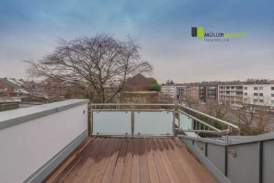 Moderne Dachgeschosswohnung mit Dachterrasse im Stadtzentrum von Eschweiler