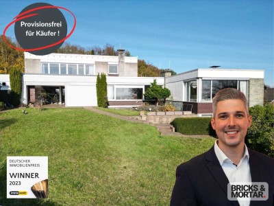 Bauhausvilla mit Geschichte direkt Baunsberg mit Blick auf Baunatal