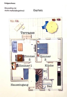 Neugründung WG! Möblierte und renovierte 3-Zimmerwohnung, Top Lage!