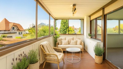 Lustenau | 3-Zimmer-Wohnung mit Loggia | ruhige, zentrale Lage