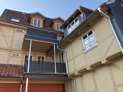 4-R-Wohnung mit Balkon im sanierten Einzeldenkmal                      in Marktplatznähe