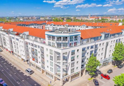 Sehr attraktive 2-RW * Süd Loggia + West-Balkon * EBK *  sep. Küche mit Fenster * Parkettboden* TOP