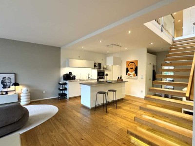 Exklusive Maisonette-Stadtwohnung in Münsters Hafenviertel