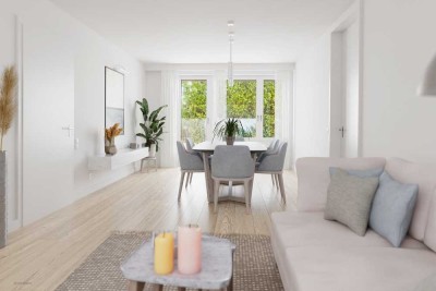 Helle 2,5-Zimmer Wohnung mit Terrasse und TG-Stellplatz in Esslingen