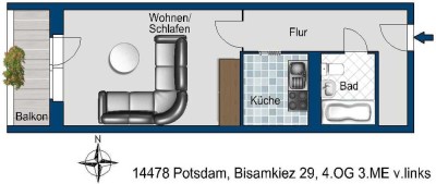 1 Zimmerwohnung zum Selbstgestalten