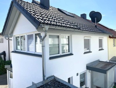 Bezugsfertige Doppelhaushälfte mit Terrasse, Garage, Loggia | modernisiert, provisionsfrei