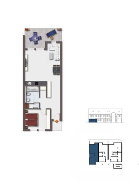 Charmante, helle 2-Zimmer-Wohnung